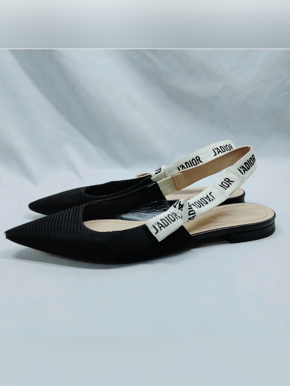 Authentic Dior J’Adior Slingback Flats - Picture 2 of 9